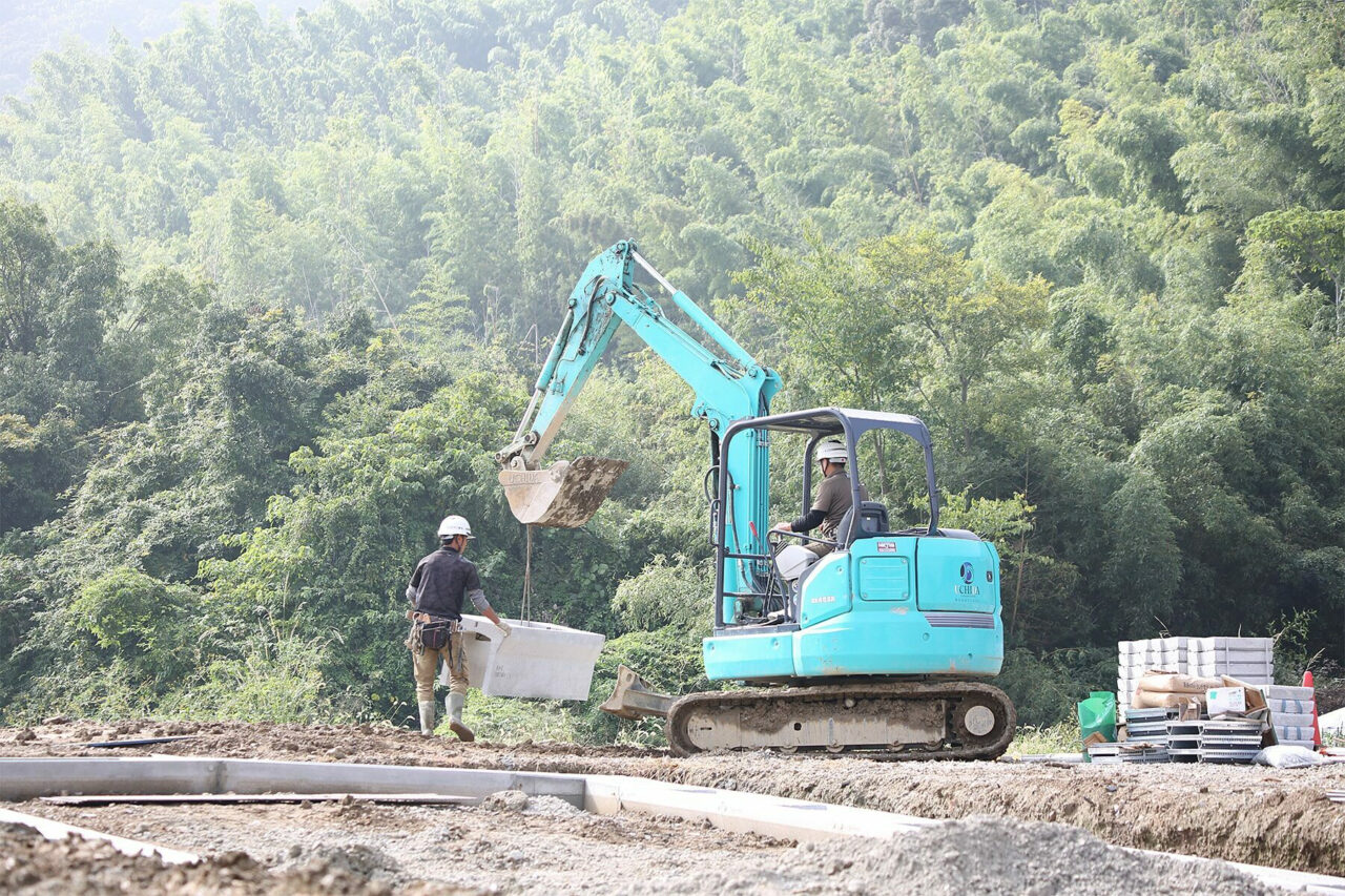 大山崎 土木工事