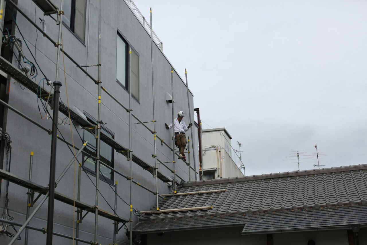 京都市右京区 足場工事