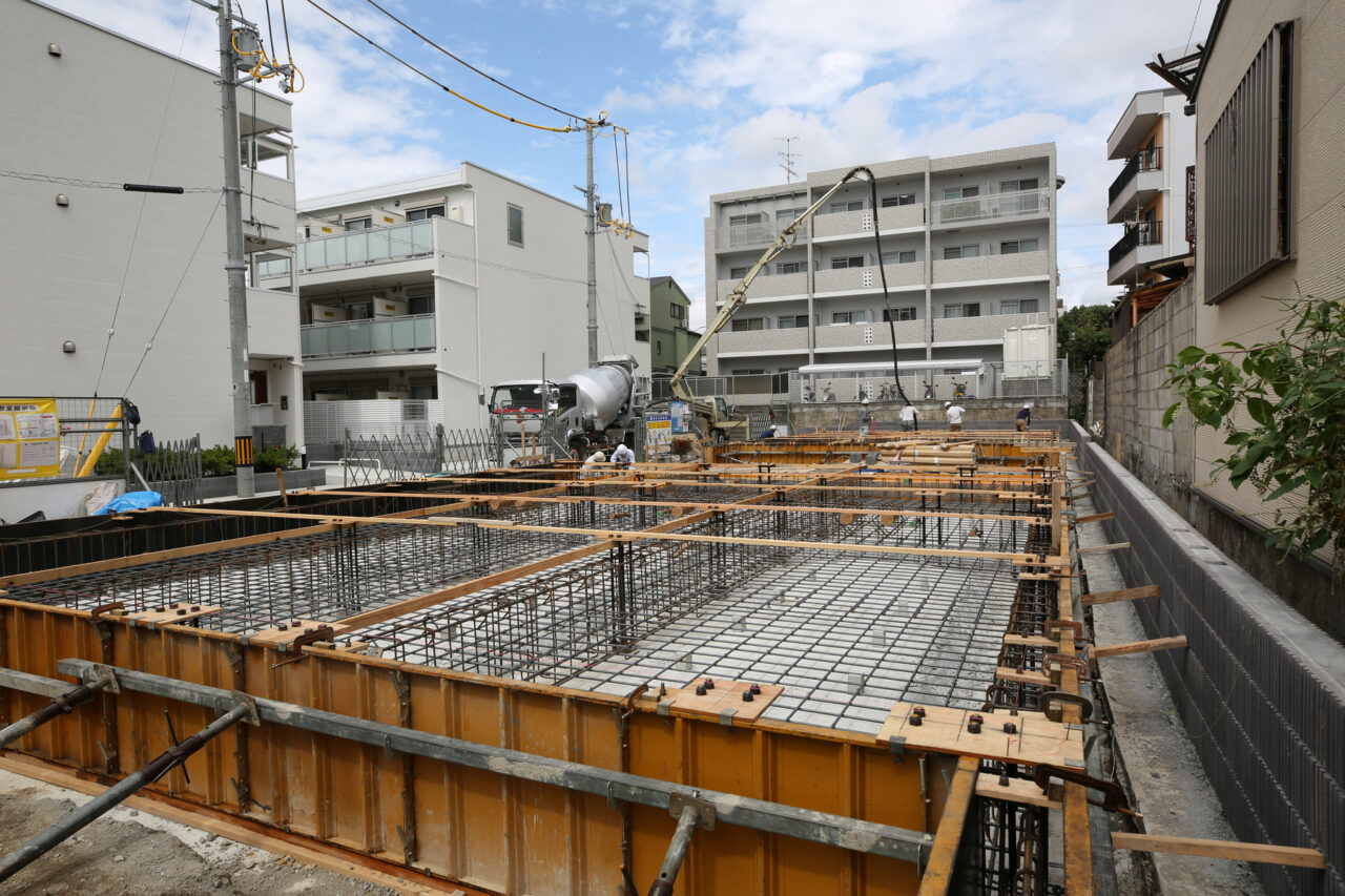 京都市伏見区　基礎工事